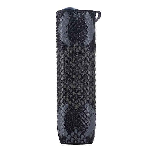 

For IQOS ILUMA ONE Snake Pattern TPU+PU Electronic Cigarette Protective Case with Lanyard(Dark Grey)