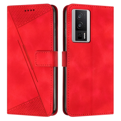 

For Xiaomi Redmi K60 / K60 Pro Dream Triangle Leather Phone Case with Lanyard(Red)