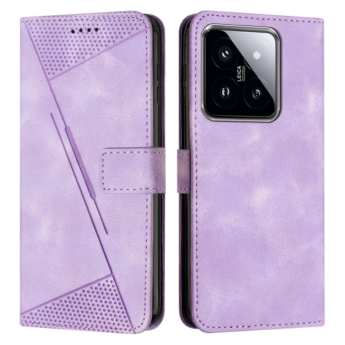 For Xiaomi 14 Pro Dream Triangle Leather Phone Case with Lanyard(Purple) lazarr islim case для samsung galaxy tab 3 7 0 красный