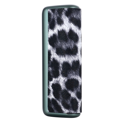 

For IQOS ILUMA Prime PU Leather Electronic Cigarette Protective Case(Leopard White)