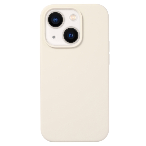 

For iPhone 15 Liquid Silicone Phone Case(Antique White)