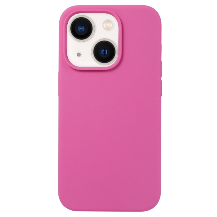 

For iPhone 14 Plus Liquid Silicone Phone Case(Pitaya)