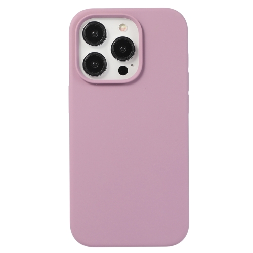 

For iPhone 14 Pro Max Liquid Silicone Phone Case(Blackcurrant)