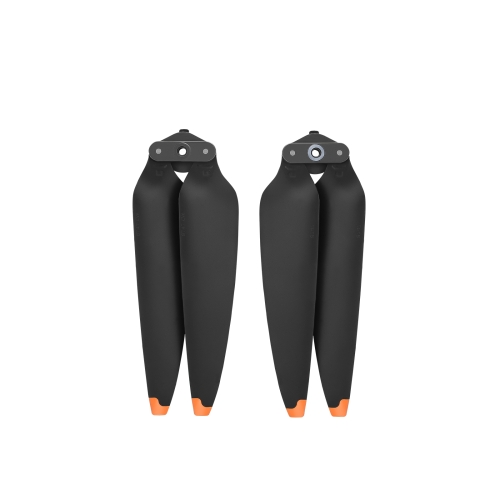 For DJI Air 3 Sunnylife 8747F Low Noise Quick-release Propellers, Style:1 Pair Orange Tip black quick flange nut m14 angle grinder release locking nut pressing plate power accessories replacement clamping tool