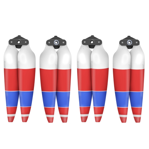 

For DJI Air 3 Sunnylife 8747F Low Noise Quick-release Propellers, Style:2 Pairs Red Blue White