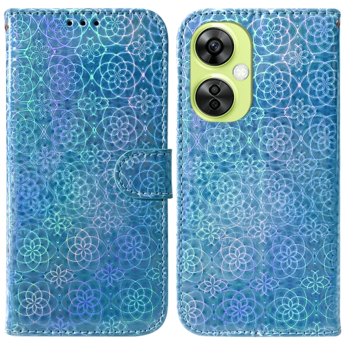 

For OnePlus Nord CE 3 Lite/Nord N30 Colorful Magnetic Buckle Leather Phone Case(Blue)