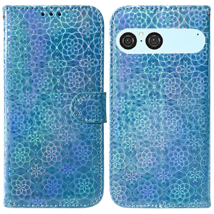 

For Sony Xperia 10 VII Colorful Magnetic Buckle Leather Phone Case(Blue)