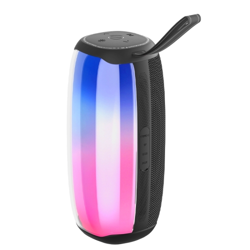

HOPESTAR P50 IPX6 Waterproof Outdoor Portable RGB Light Bluetooth Speaker(Black)