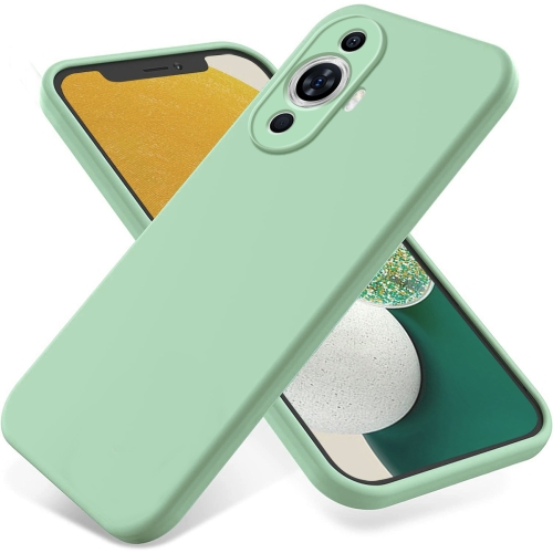 

For Huawei Nova 11 Solid Color Liquid Silicone Dropproof Full Coverage Protective Case(Green)