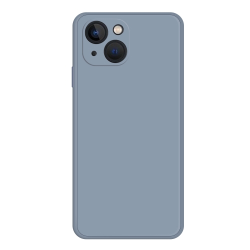 

For iPhone 15 Imitation Liquid Silicone Phone Case(Grey)