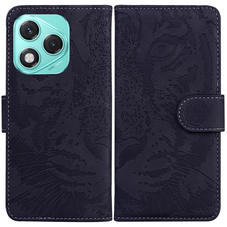 

For Honor 400 Lite Global Tiger Embossing Pattern Flip Leather Phone Case(Black)