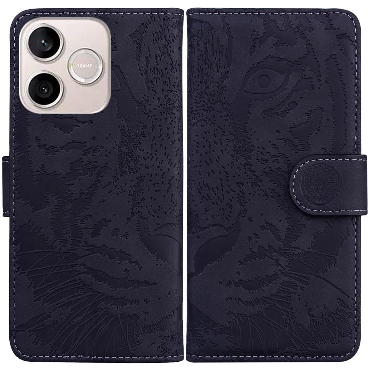 

For Honor 600 Lite Global Tiger Embossing Pattern Flip Leather Phone Case(Black)