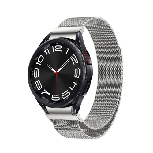 

For Samsung Galaxy Watch 6 Milanese Metal Watch Band(Silver)