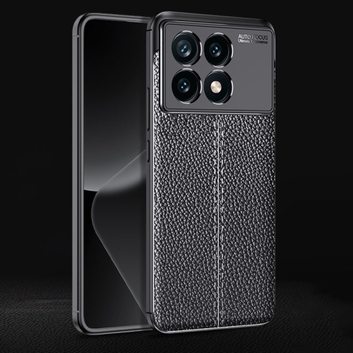

For Xiaomi Redmi K70 Pro Litchi Texture Shockproof TPU Phone Case(Black)
