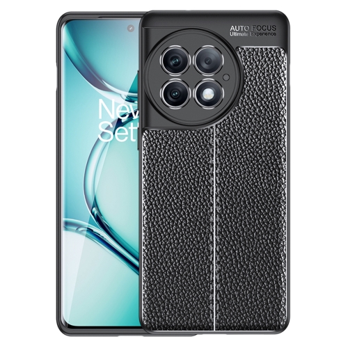 

For OnePlus Ace 2 Pro 5G Litchi Texture Shockproof TPU Phone Case(Black)