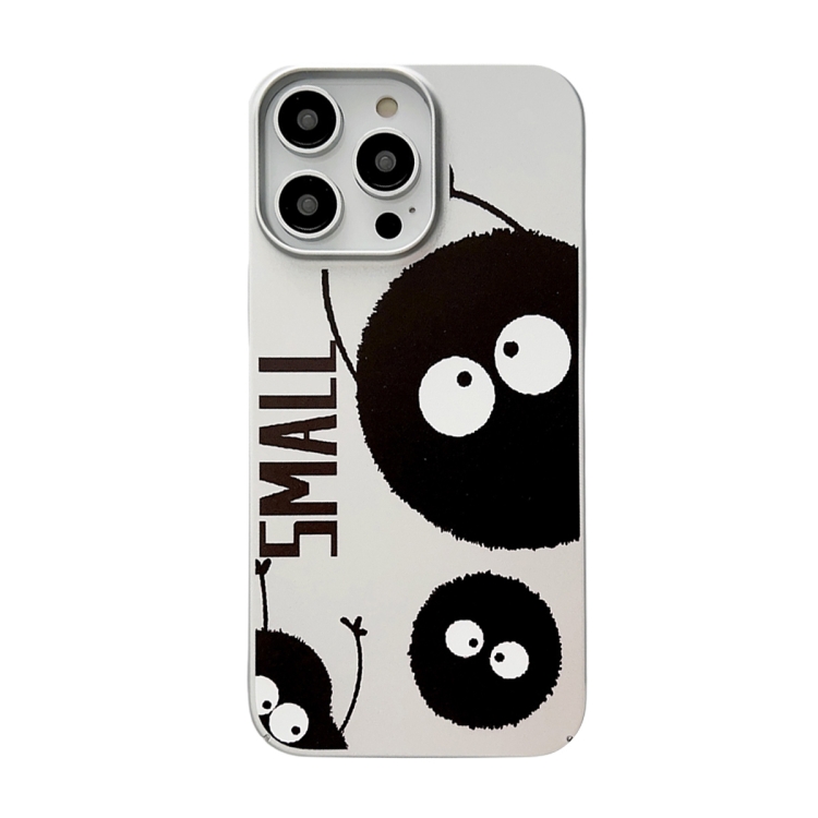 

For iPhone 14 Pro Max Skin Feel Pattern PC Phone Case(Briquettes)