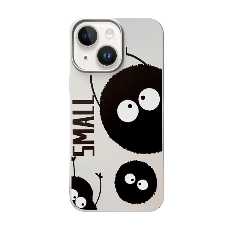 

For iPhone 13 Skin Feel Pattern PC Phone Case(Briquettes)