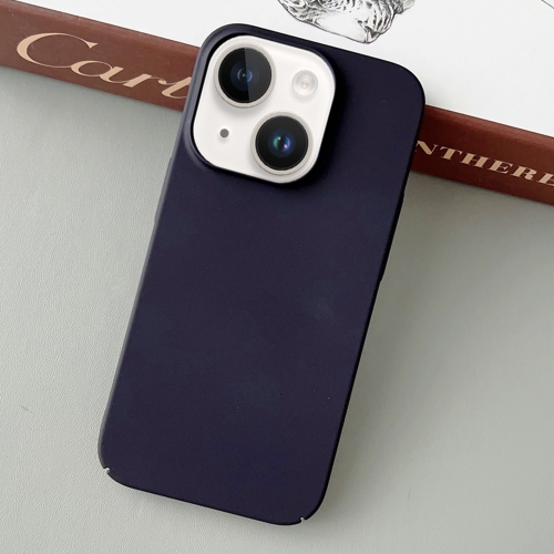 

For iPhone 14 Skin Feel All Inclusive PC Phone Case(Dark Purple)