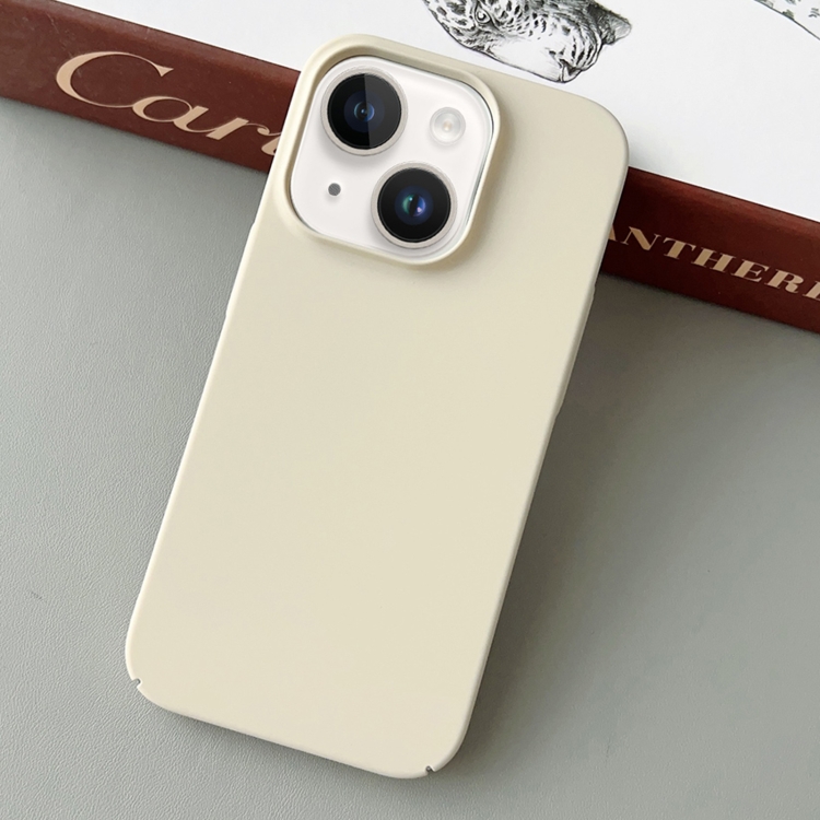 

For iPhone 13 Skin Feel All Inclusive PC Phone Case(Off White)