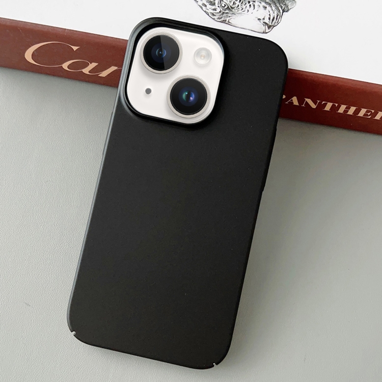 

For iPhone 13 Skin Feel All Inclusive PC Phone Case(Black)