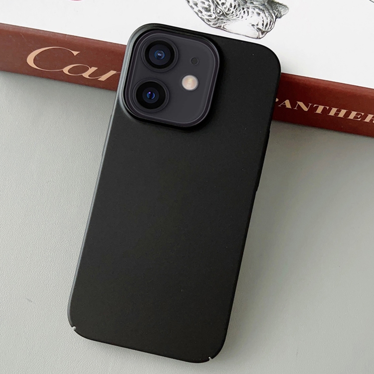 

For iPhone 11 Skin Feel All Inclusive PC Phone Case(Black)