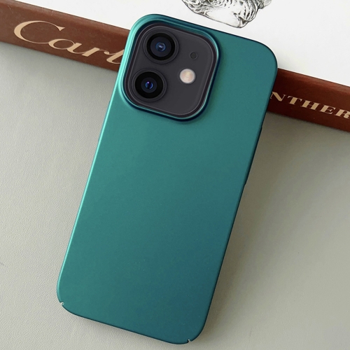 

For iPhone 11 Skin Feel All Inclusive PC Phone Case(Bronze Green)