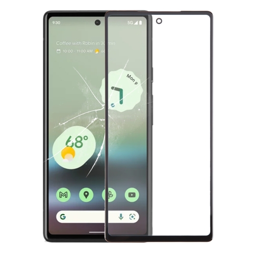 Voor Google Pixel 6a Front Screen Outer Glass Lens met OCA Optically Clear Adhesive