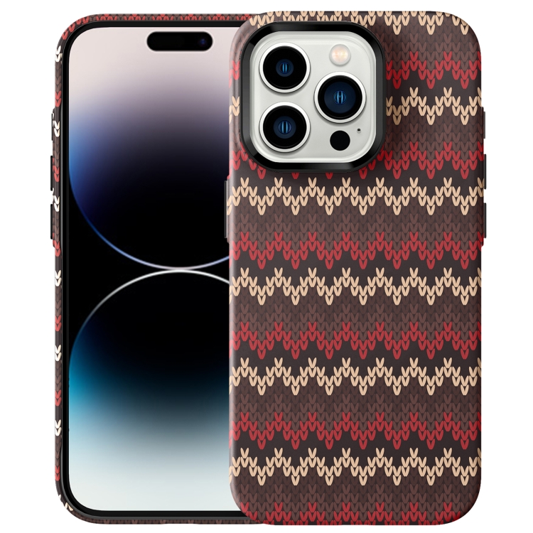 

For iPhone 14 Pro Max Textile Texture Matte Ultra-thin Phone Case(Red)