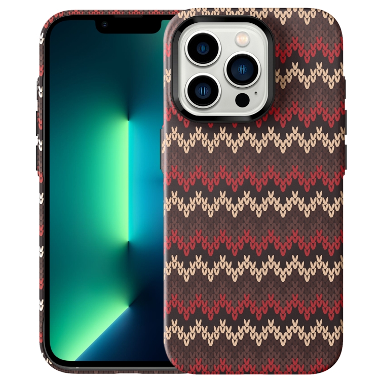 

For iPhone 13 Pro Textile Texture Matte Ultra-thin Phone Case(Red)