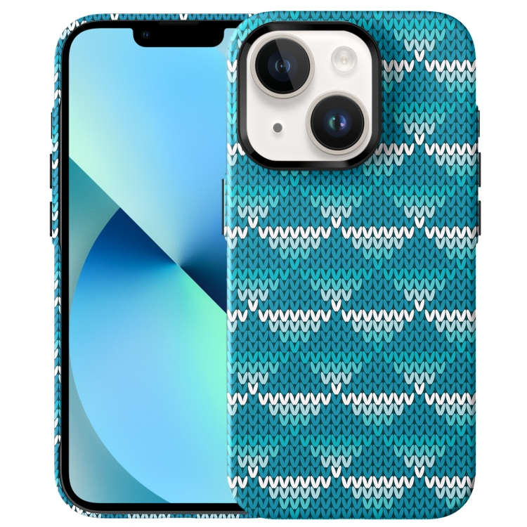 

For iPhone 13 Textile Texture Matte Ultra-thin Phone Case(Light Blue)