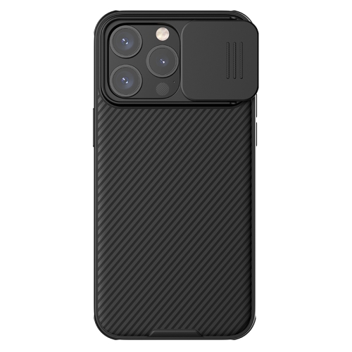 

For iPhone 15 Pro Max NILLKIN CamShield Pro PC Phone Case(Black)