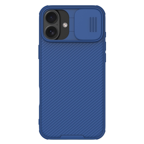 

For iPhone 16 Plus NILLKIN CamShield Pro PC Phone Case(Blue)