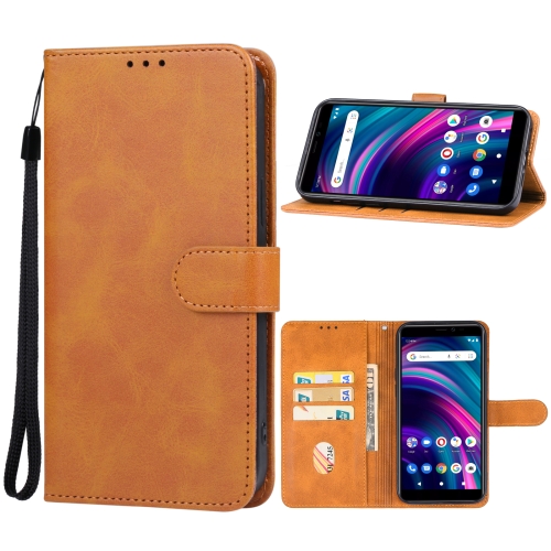 

For BLU G51 Plus Leather Phone Case(Brown)