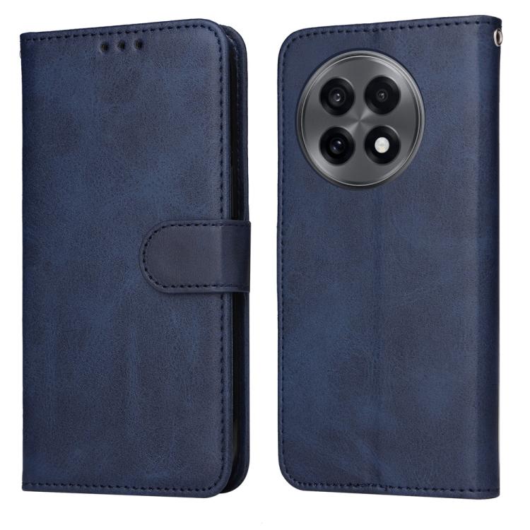 

For OnePlus 13R / Ace 5 / Ace 5 Pro Classic Calf Texture Flip Leather Phone Case(Blue)