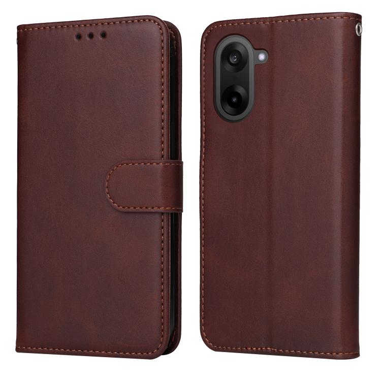 

For OnePlus Ace 5 Racing / Nord CE5 Classic Calf Texture Flip Leather Phone Case(Brown)