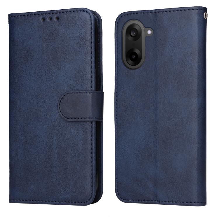 

For OnePlus Ace 5 Racing / Nord CE5 Classic Calf Texture Flip Leather Phone Case(Blue)