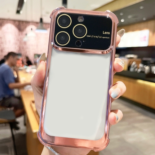 

For iPhone 11 Pro Four-corner Shockproof TPU Phone Case with Lens Film(Rose Gold)