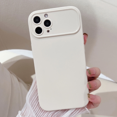 

For iPhone 14 Pro Large Window Frosted TPU Phone Case(White)