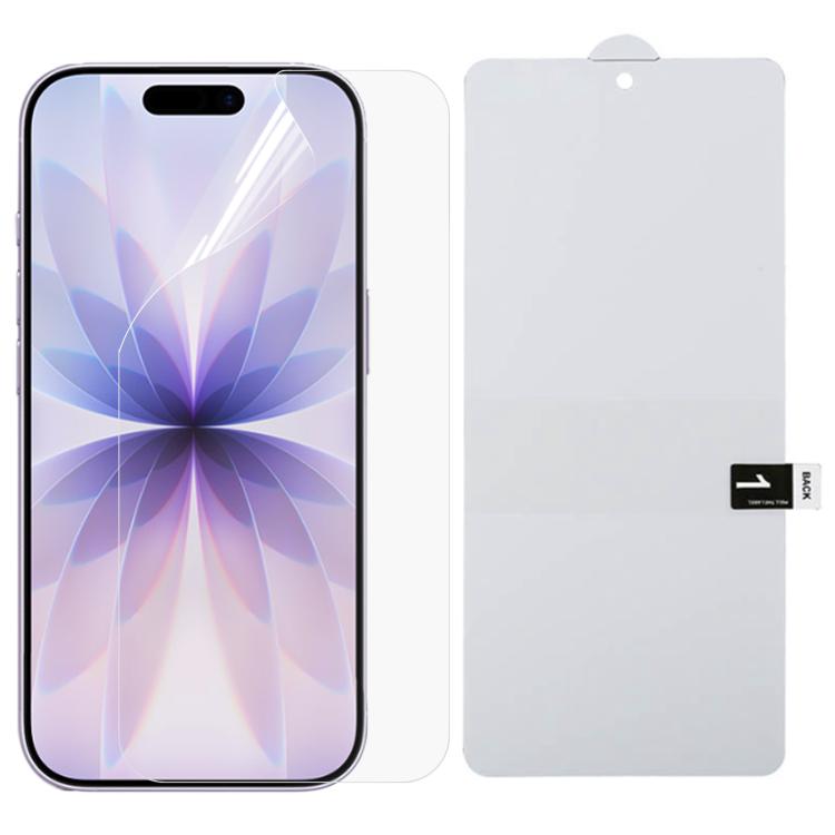 

For iPhone 17 / 17 Pro Full Screen Protector Explosion-proof Hydrogel Film