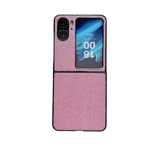 

For OPPO Find N2 Flip Gradient Color Glitter Shockproof Protective Phone Case(Purple)