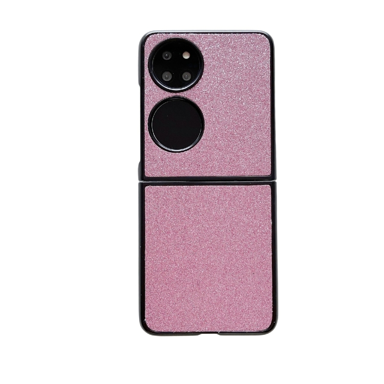 

For Huawei P50 Gradient Color Glitter Shockproof Protective Phone Case(Purple)