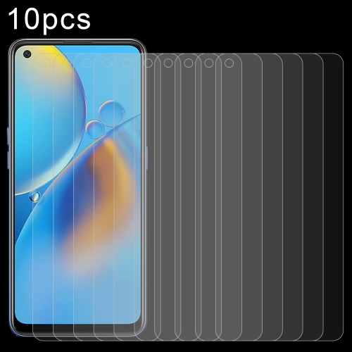 

For OPPO A74 4G 10pcs 0.26mm 9H 2.5D Tempered Glass Film