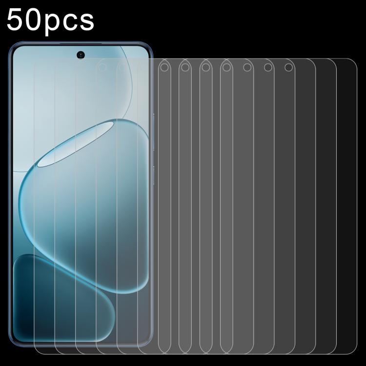 

For OPPO A6 Max 5G 50pcs 0.26mm 9H 2.5D Tempered Glass Film