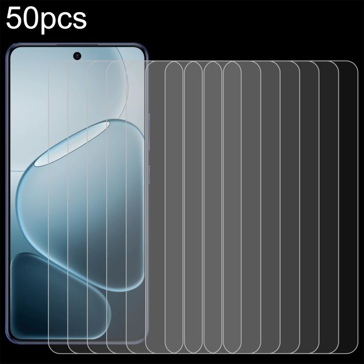 

For OPPO F31 Pro+ 5G 50pcs 0.26mm 9H 2.5D Tempered Glass Film