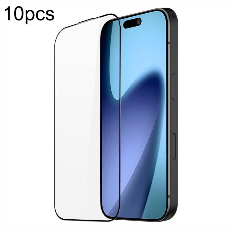 

For iPhone 17 10pcs DUX DUCIS 0.33mm 9H Medium Alumina Tempered Glass Film