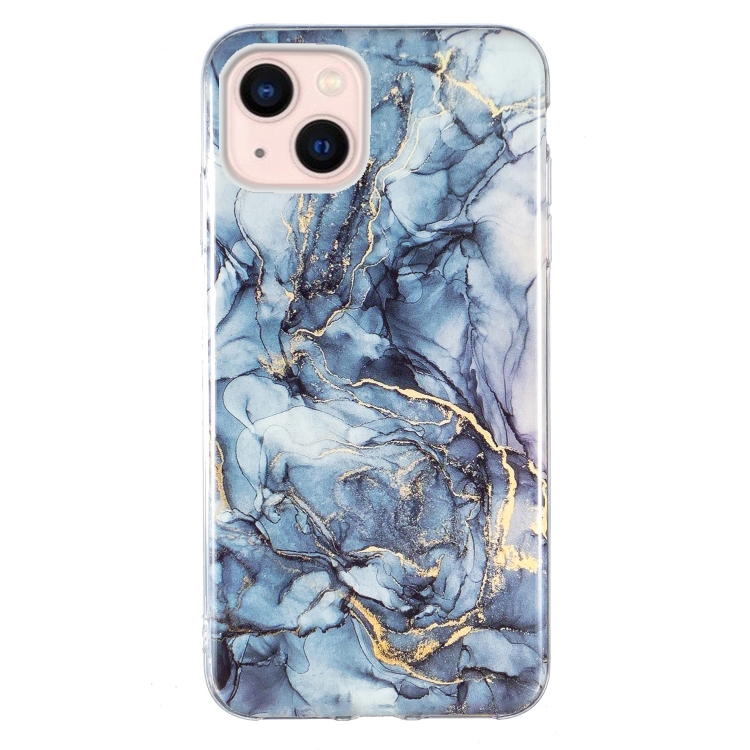 

IMD Marble TPU Phone Case For iPhone 15(Grey)