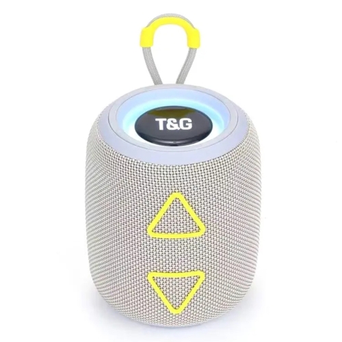 

T&G TG655 Outdoor Portable TWS Wireless Bluetooth Speaker LED Light Stereo Subwoofer(Grey)