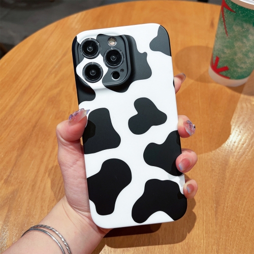 

For iPhone 14 Pro Max Frosted TPU Phone Case(Milk Cow Texture)