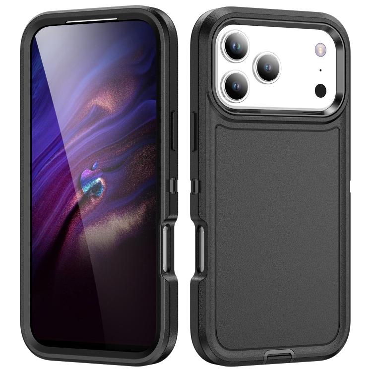

For iPhone 17 Pro Life Waterproof Rugged Phone Case(Black)
