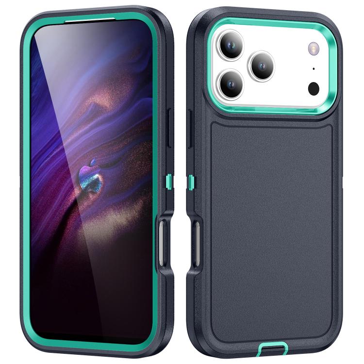 

For iPhone 17 Pro Life Waterproof Rugged Phone Case(Dark Blue + Light Blue)